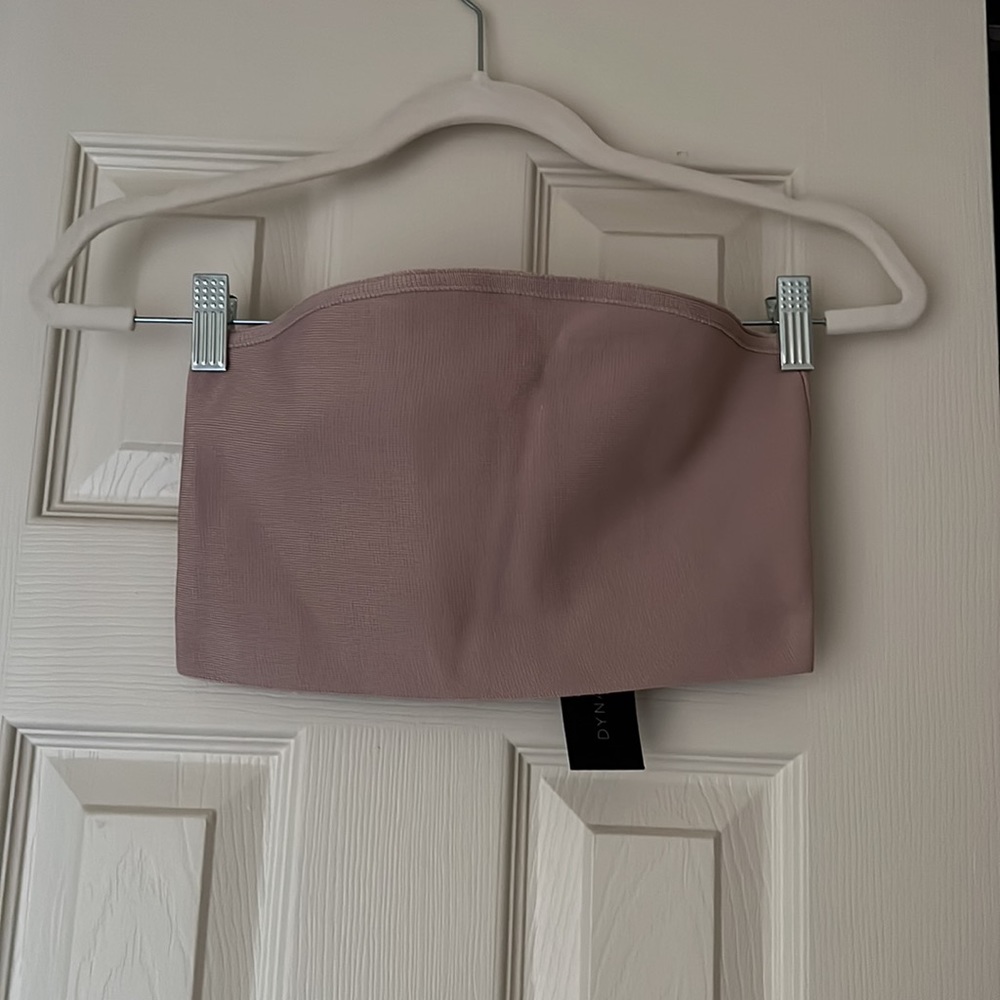 Dynamite Bandeau Sweater w/ Zip